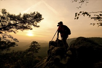 Photographer in Saxon Switzerland