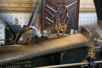 Chemnitz Saxon Industrial Museum, horizontal single-cylinder back-pressure steam engine