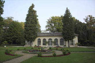 Orangery in Schönbusch Park in Aschaffenburg, Lower Franconia, Franconia, Spessart, Bavaria,