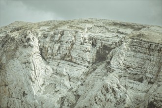 Rock formation, Andean highlands, La Oroya, Peru, South America