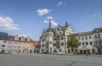 Town Hall, Market, Old Town, Saalfeld, Thuringia, Germany, Europe