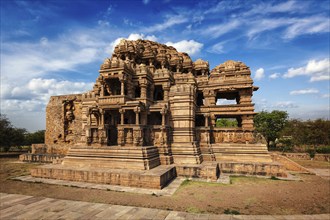 Sasbahu (Sas-Bshu ka mandir) (Sahastrabahu Temple) temple in Gwalior fort. Gwalior, Madhya Pradesh,