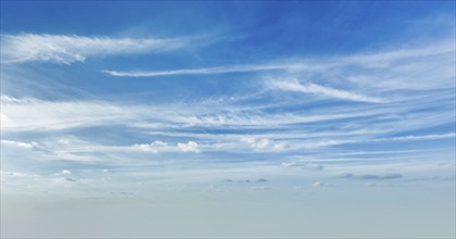 Blue sky with white clouds