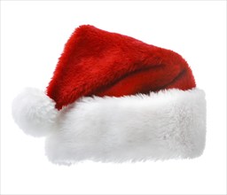 Christmas concept, Santa Claus red hat isolated on white background