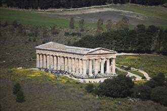 Temple of Hera, Temple of Hera in the former ancient city of Segesta, the province of Trapani,