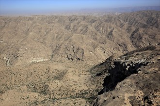 Landscape of the Southern Dhofar, Jabal al-Qamar, Oman, Asia