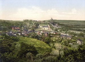 Forraburg and Boscastle, coastal village of the parish of Forrabury in the north of the English