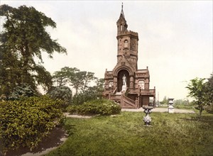 Burns monument, Denkmal zu Ehren des Dichters Robert Burns, Kilmarnock, Scotland, Historisch, um