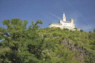 UNESCO Marksburg, Braubach, Rhineland-Palatinate, Upper Middle Rhine Valley, Germany, Europe