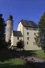 The Eisfeld Castle in Eisfeld, Hildburghausen County, Thuringia, Germany, Europe