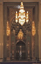 The Great Sultan Qabus Mosque in Muscat is the main mosque in Oman. It is considered one of the