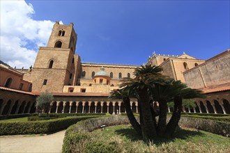 City of Monreale, Cloister of the Cathedral of Santa Maria Nuova, Unesco World Heritage Site,