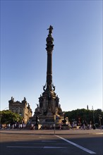 Monument to Christopher Columbus, statue on a column, Monumento a Colón, Columbus Column, La