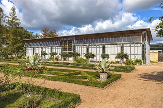 Leonhart Fuchs Garden in Ansbach, Bavaria, Germany, Europe