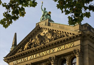 Museum Koenig, Natural History Museum and station of the history trail Weg der Demokratie, Bonn,