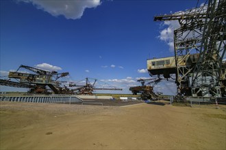 Ferropolis is an industrial museum and event venue in Gräfenhainichen, east of Dessau-Roßlau, on a