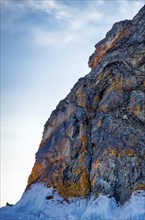 Shaman Rock, Lake Baikal, Olkhon Island, Pribaikalsky National Park, Irkutsk Province, Siberia,