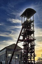 Brassac les Mines. Headframe of Puits Bayard closed in 1978 near the mine museum. Puy de Dome