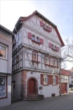 Half-timbered house Jägerhaus, Groß-Umstadt, Hesse, Germany, Europe