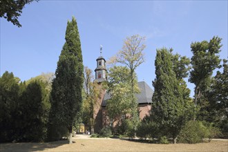 Castle Church of Rumpenheim Castle, Rumpenheim, Main, Offenbach, Hesse, Germany, Europe