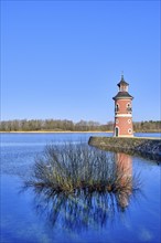 The Moritzburg lighthouse on the Moritzburg pond was erected in the 18th century under Elector