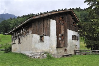 The Heidi House in Maienfeld, a Swiss chalet that is the setting for author Johanna Spyri's