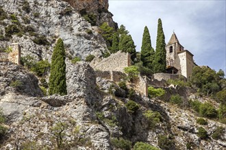 Notre-Dame-de-Beauvoir Chapel, Moustiers-Sainte-Marie, Département Alpes-de-Haute-Provence, Region