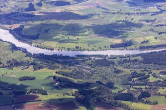 Flug von Christchurch nach Auckland, Neuseeland