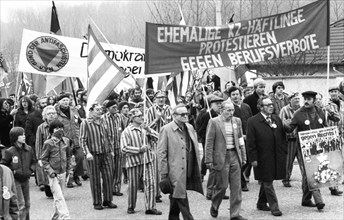 The party congress of the National Democratic Party of Germany (NPD) triggered protests against