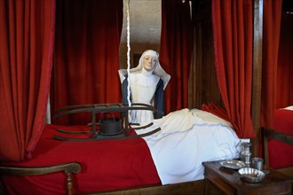 Treatment room of the Hôtel-Dieu, former hospital founded in 1443, Beaune, department of Côte-d'Or,