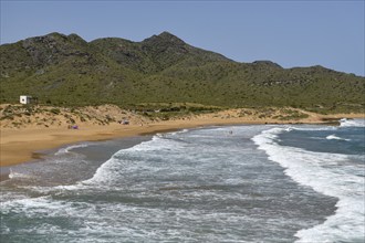 Playa de Calblanque, beach in the regional park Monte de las Cenizas y (Peña) del Águila, near