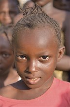 Portrait of a girl in Waiima, Kono District, Sierra Leone, Africa