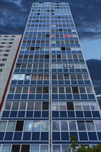 Tenement high-rise, Erlangen, Middle Franconia, Bavaria, Germany, Europe