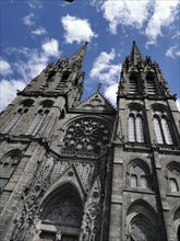 Clermont-Ferrand. Cathedral Notre-Dame-de-lAssomption. Puy de Dome department. Auvergne Rhone Alpes