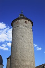 Keep, Marienberg Fortress, Würzburg, Lower Franconia, Bavaria, Germany, Europe