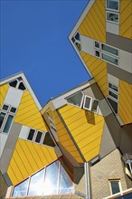 ROTTERDAM, NETHERLANDS, MAY 11, 2017: Cube houses, innovative cube-shaped houses designed by