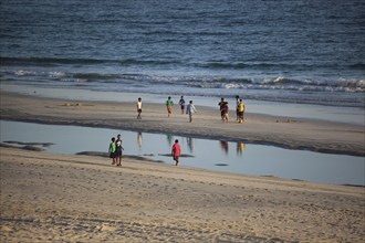 Beach on the Arabian Sea, southern Oman, near Salalah