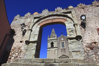 Place Forza di Agro, Church of Sant Agostino, also called Triad, from the 16th century, Chiesa