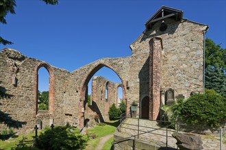 Bautzen Nicolai church ruins and cemetery