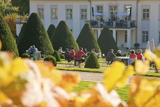 Schloss Wackerbarth or Wackerbarths Ruh' is a baroque castle surrounded by vineyards in the