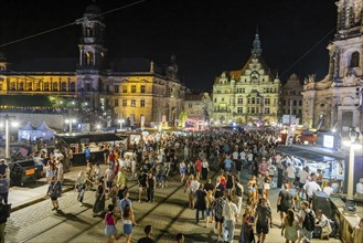 Canaletto the Dresden City Festival Strollers on the Augustus Bridge