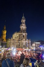 Canaletto the Dresden City Festival Party on the Schlossplatz