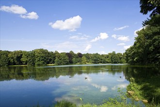 Pond in Machern Castle Park