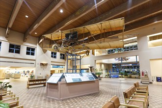 Terminal of Albuquerque Airport (ABQ) International Sunport Airport in Albuquerque, USA, North