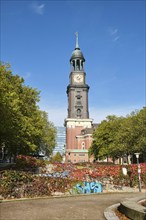 Michel, Baroque Church of St. Michaelis, Hamburg, Land Hamburg, Germany, Europe