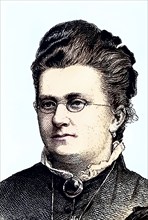 Lina Morgenstern, 1830, 1909, a German writer, woman's rights activist and social activist, c.