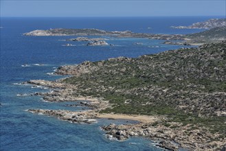 Rugged coast, La Maddalena island, Sassari Province, Gallura region, Sardinia, Italy, Europe