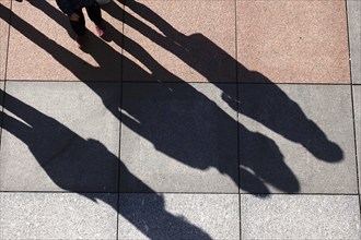 Shadows of people, Germany, Europe