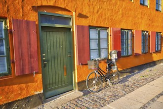 Copenhagen, scenic historic old city streets