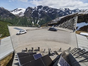 Viewpoint and rest area Utsikten, Gaularfjell mountain crossing, national tourist route north of